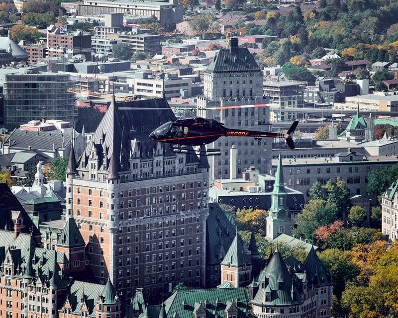 Bell 505 Flying Over Quebec