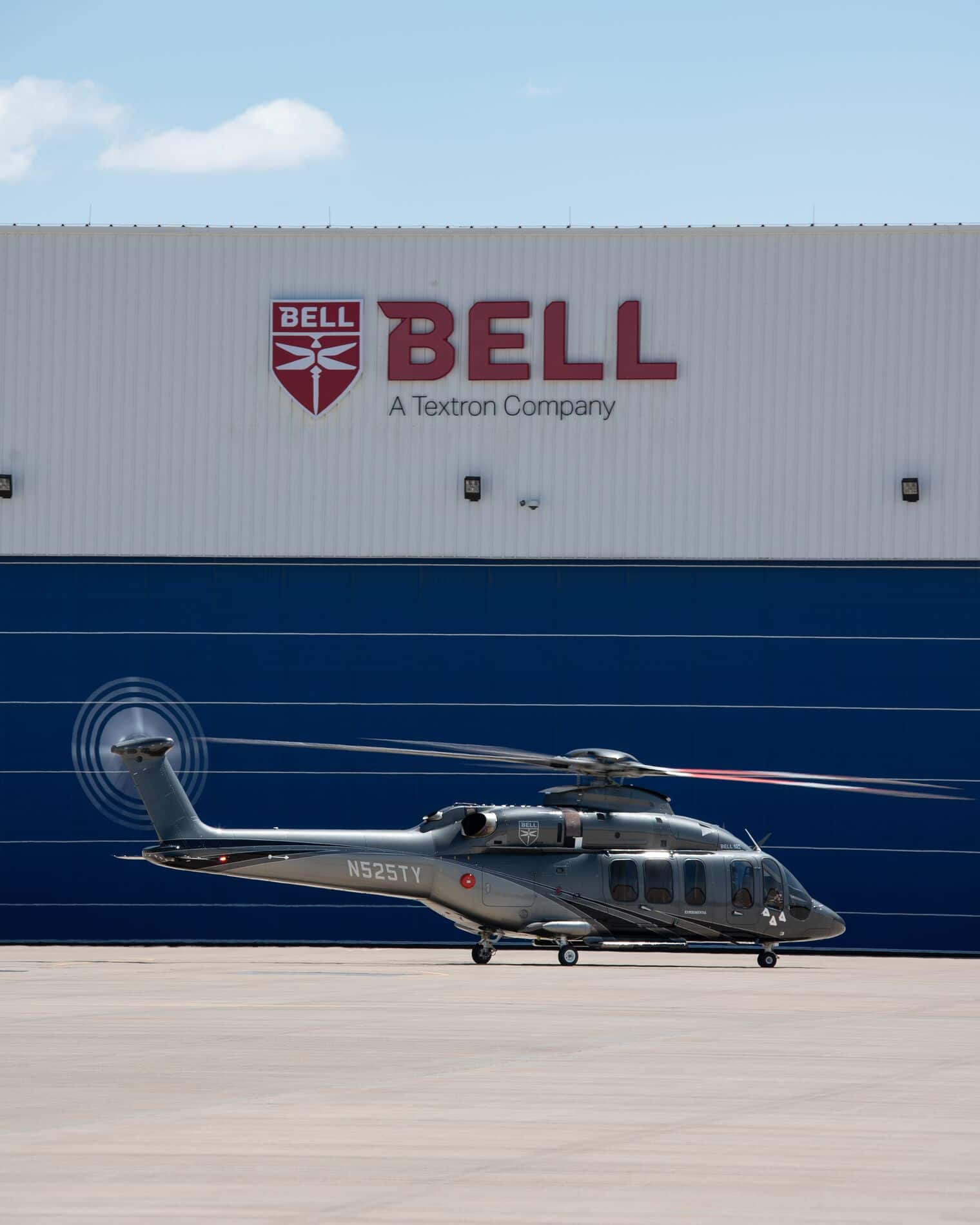 Bell 525 landed at Bell